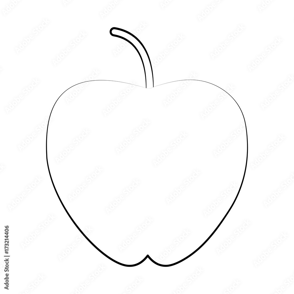 Delicious apple fruit icon vector illustration graphic design Delicious apple fruit icon vector illustration graphic design