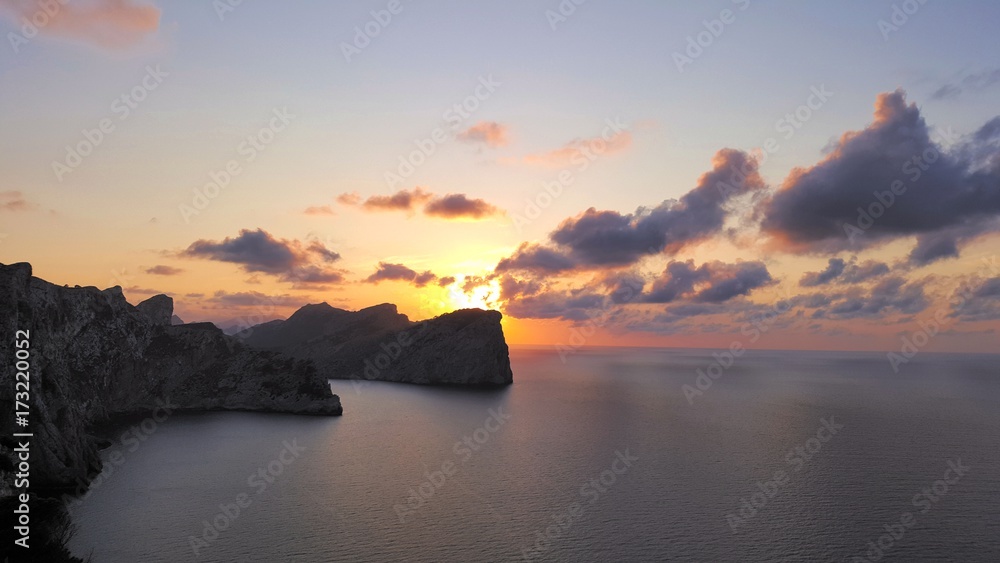 Sonnenuntergang auf Mallorca, Spanien