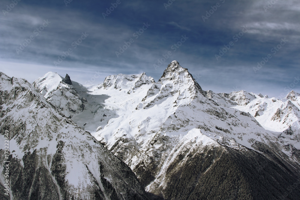 Mountain peak landscape