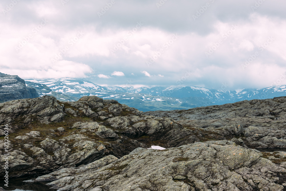 Fototapeta premium Typical norwegian landscape