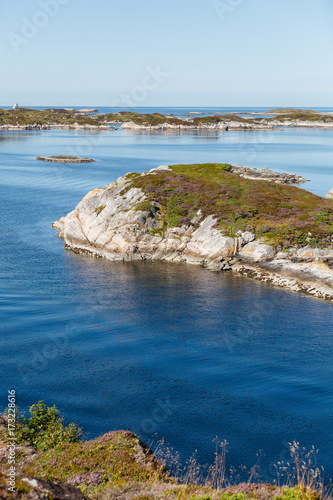 Beautiful view on norwegian fjords