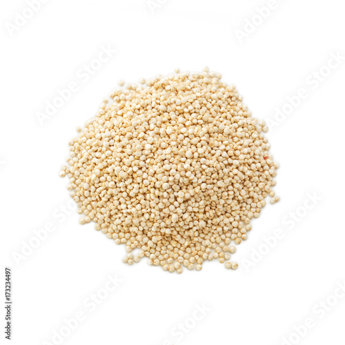 Quinoa isolated on white