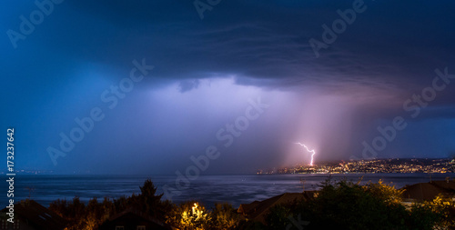 Fotografie Orage sur Lausanne