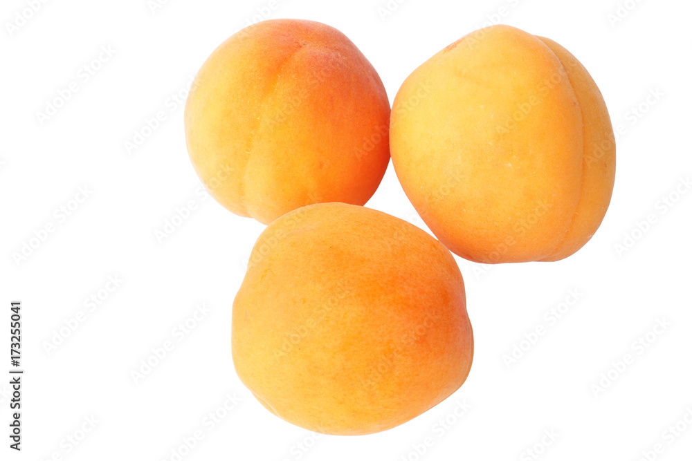 Apricot isolated on white background Apricot isolated on white background