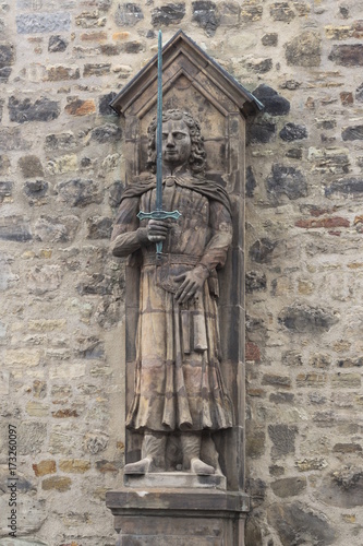 Halle - Rolandstatue, Deutschland photo