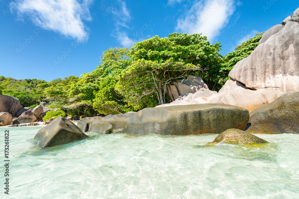 La Digue Anse Source D'Argent - Seychelles rocks