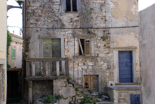 Altstadt von Labin in Kroatien 