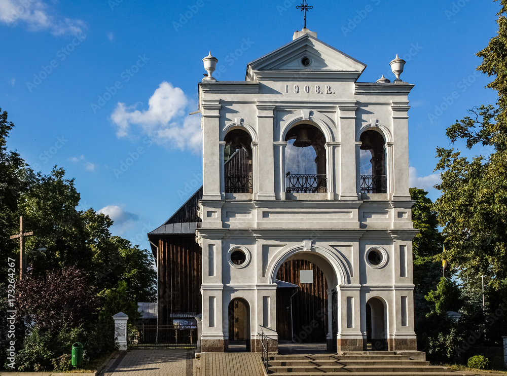Church of Sts. John the Baptist in Warszawice village, Poland