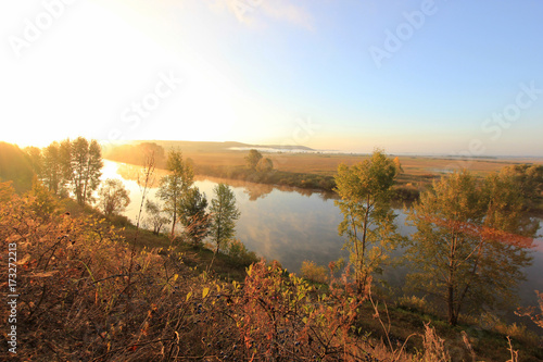 fog over the river