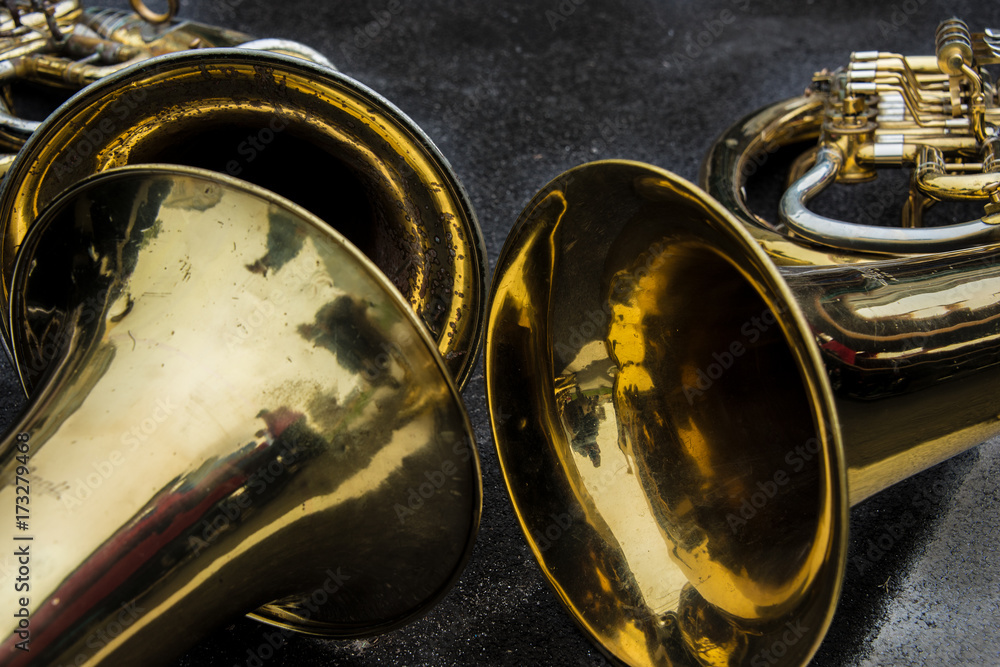 Obraz premium Blechblasinstrumente