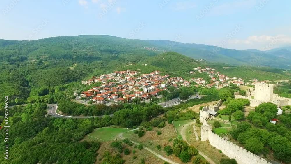 Platamon fortress in Greece at summer Platamon fortress in Greece at summer