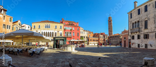 Venice - Panoramic view to architecture old city