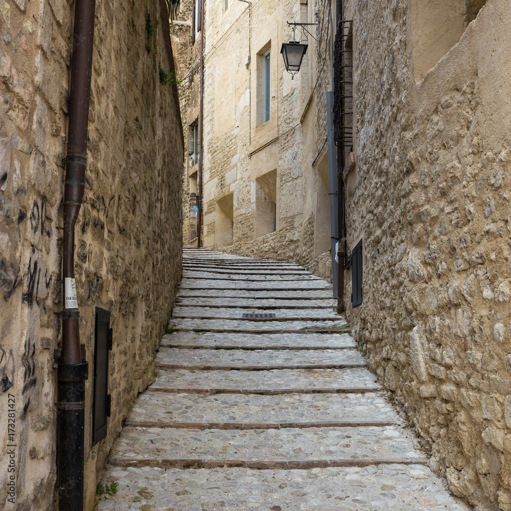the alley of Spoleto