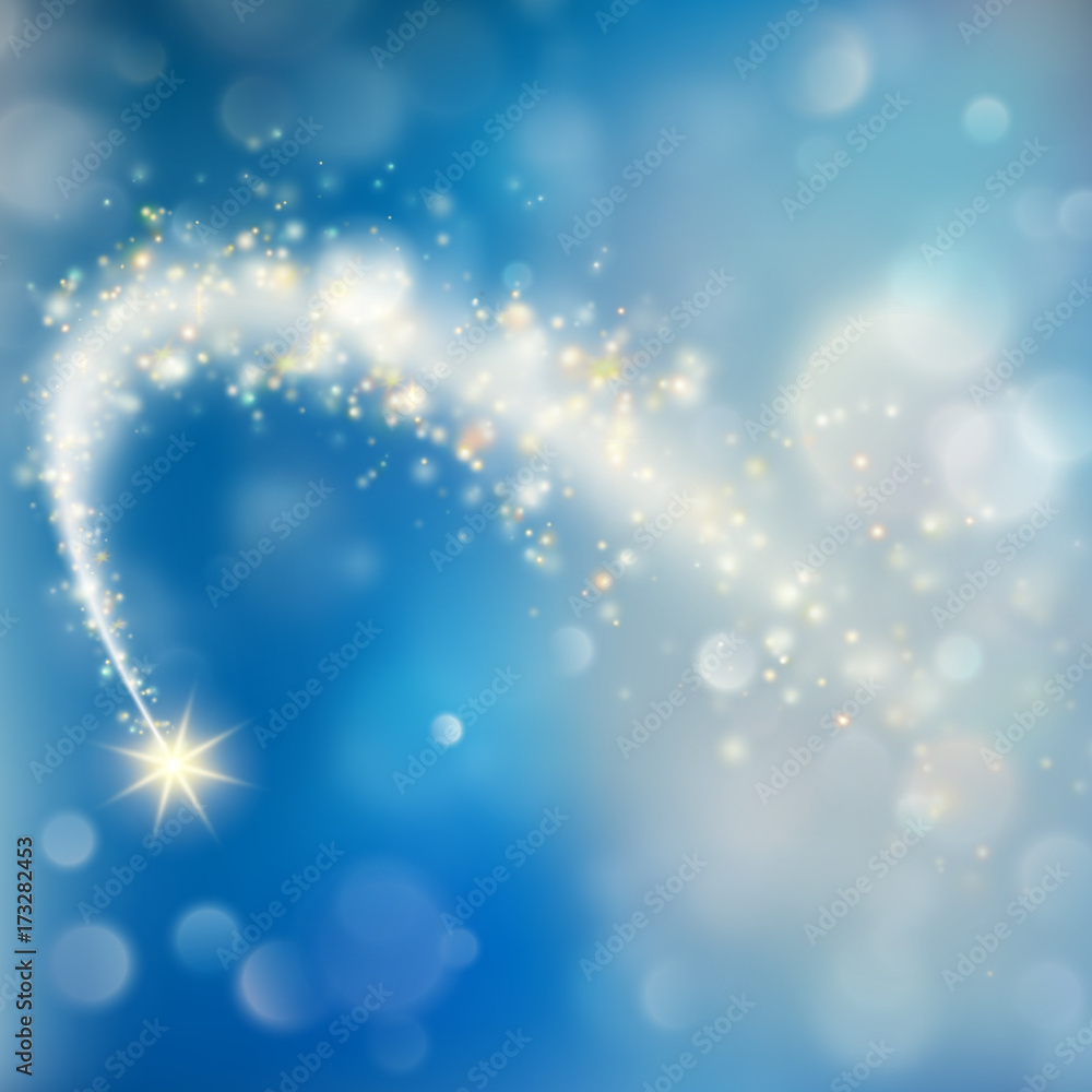 Glittering bokeh star dust template. EPS 10 vector Glittering bokeh star dust template. EPS 10 vector