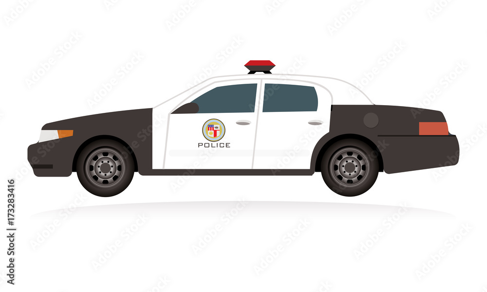 Fototapeta premium police car