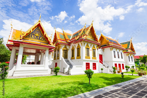Wat Benchamabopit Dusitvanaram  a famous temple in Bangkok  Thailand.