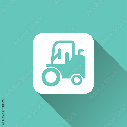 flat steamroller icon