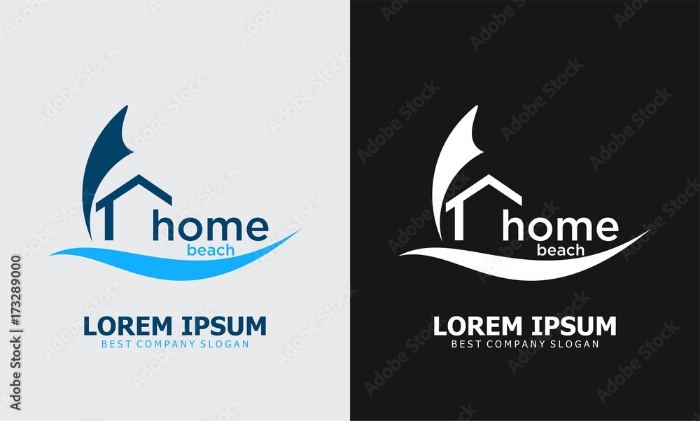 home beach logo