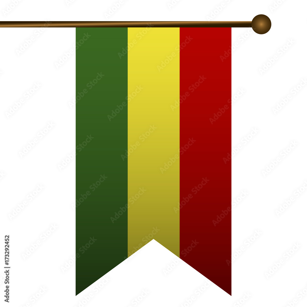 Fototapeta premium Isolated flag icon