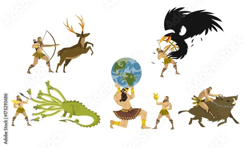 five hercules labors