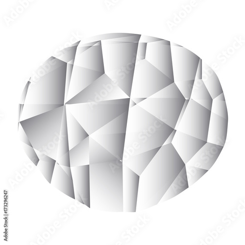 Isolated gemstone illustration