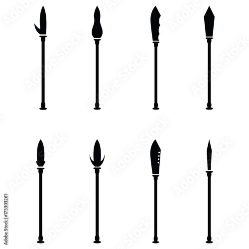 spear icon set