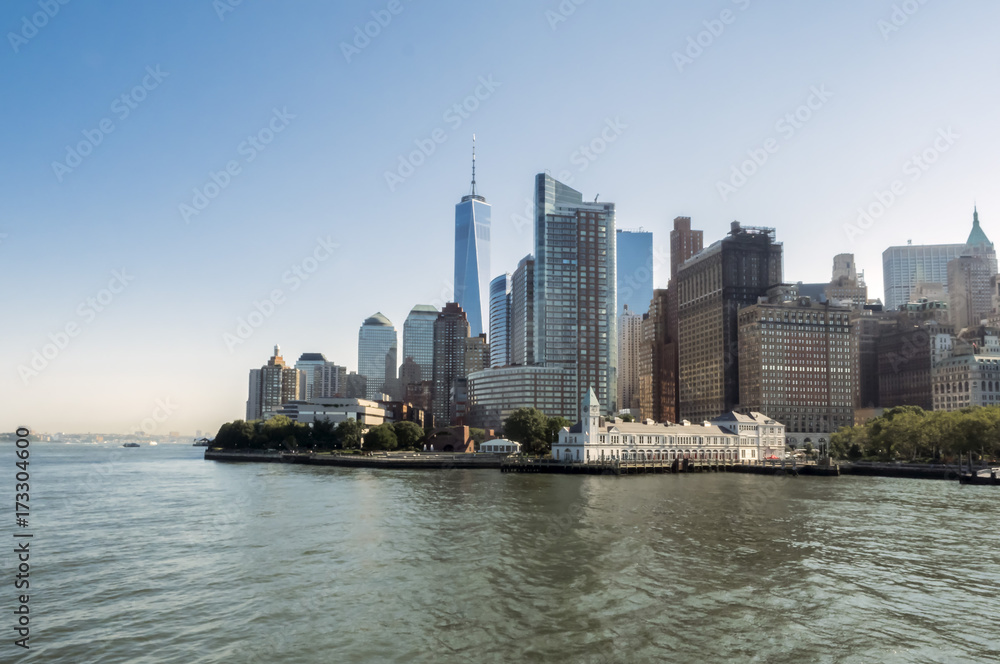 Manhattan skyline - Brooklyn, New York, NY, United States of America, USA Manhattan skyline - Brooklyn, New York, NY, United States of America, USA