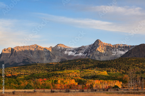 Colorado Autumn Scenery - The San Juan Mountains near Last Dollar Road