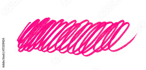 colorful pen art stroke design