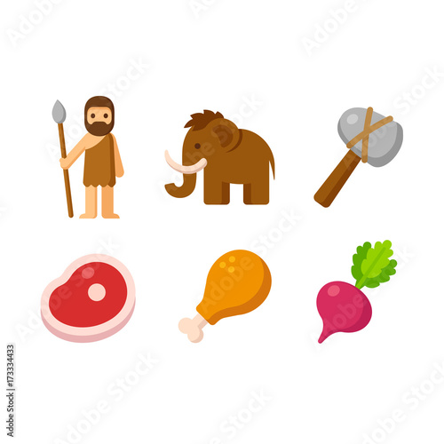 Paleo icon set