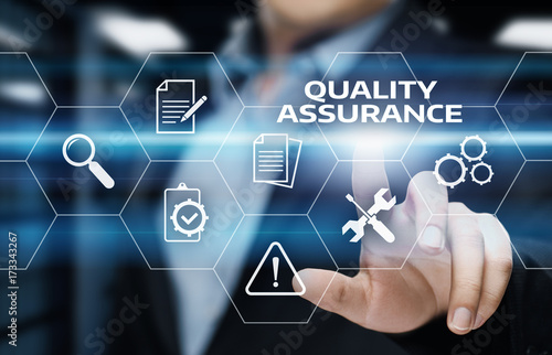 Quality Assurance Service Guarantee Standard Internet Business Technology Concept
