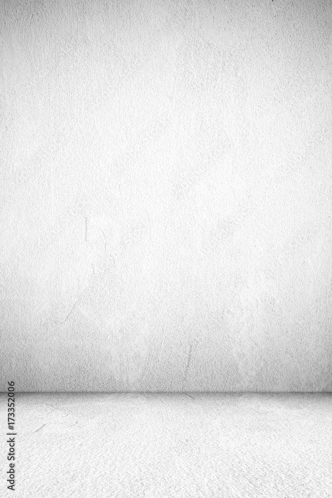 Empty white cement room, background, banner, interior design, product display montage, mock up background Empty white cement room, background, banner, interior design, product display montage, mock up background