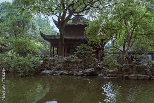 Traditional chinese building in Yuyuan garden. Shanghai  China.