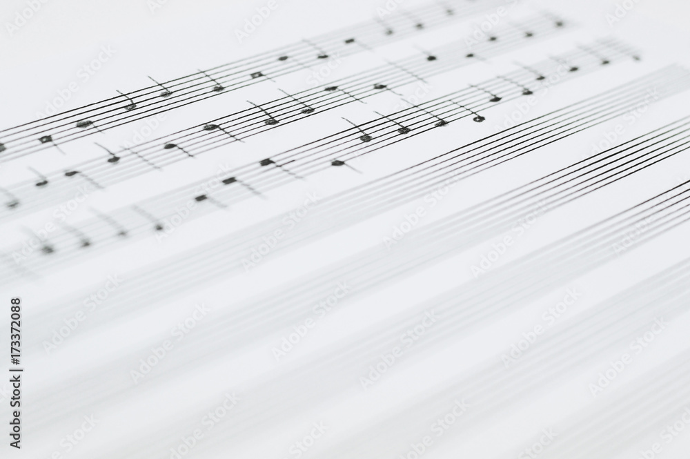 Fototapeta premium musical writing