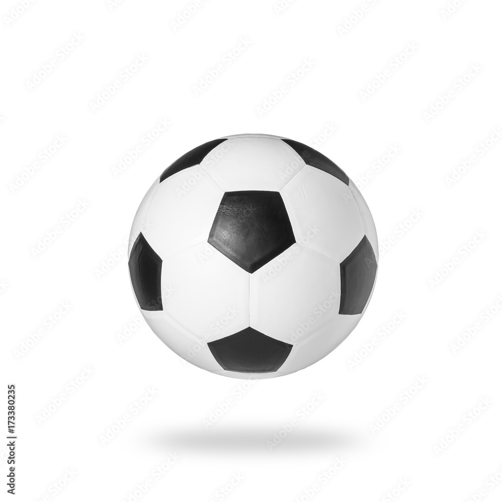 Soccer ball Studio shot and isolated on white background