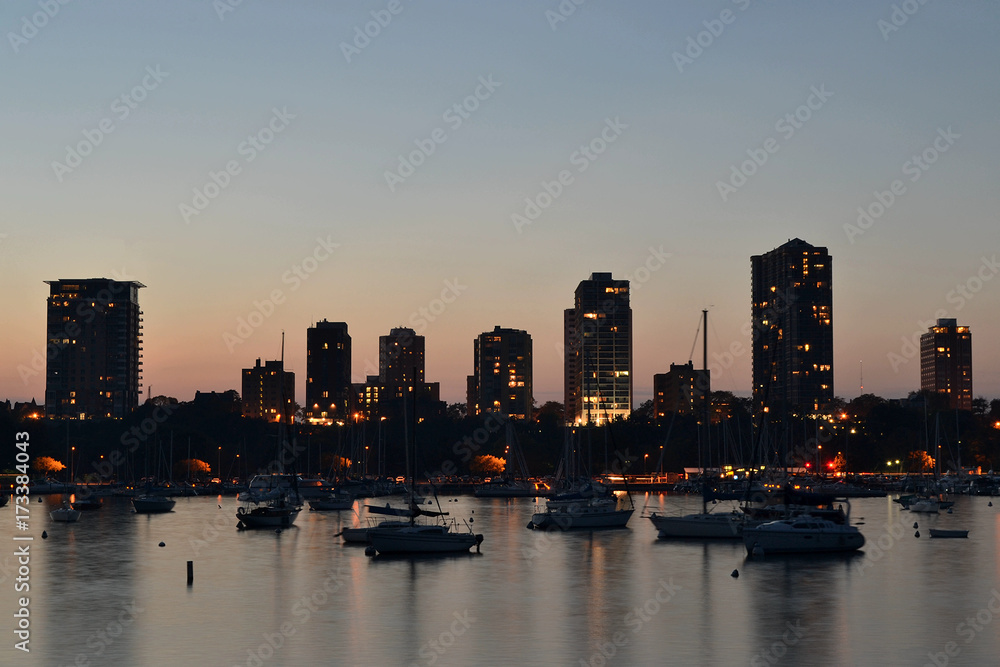 Fototapeta premium Milwaukee after Dusk