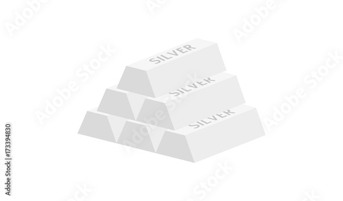 pyramid of silver ingots