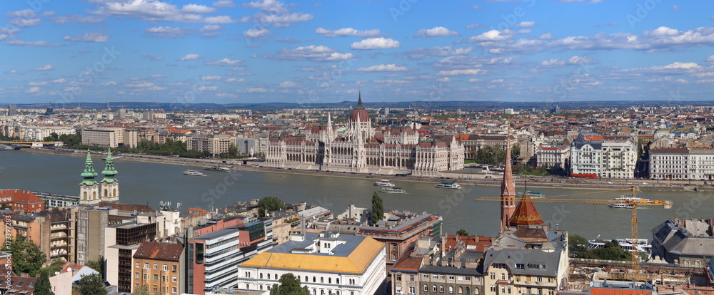 Budapest Panorama, Blick von der Burg