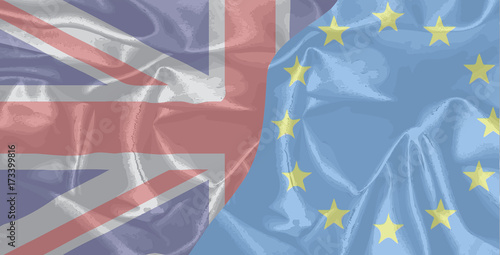 Silk UK And EU Flags