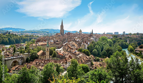 Panoramic view of Berne, Switzerland photo