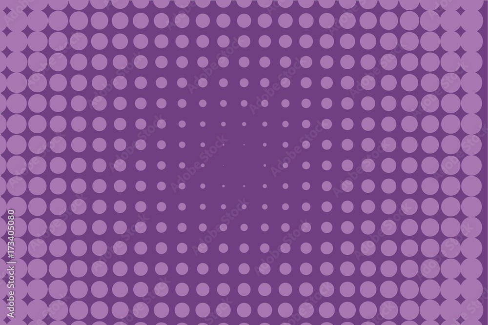 Abstract monochrome halftone pattern. Comic background. Dotted backdrop with circles, dots, point. Purple, lilac color Abstract monochrome halftone pattern. Comic background. Dotted backdrop with circles, dots, point. Purple, lilac color