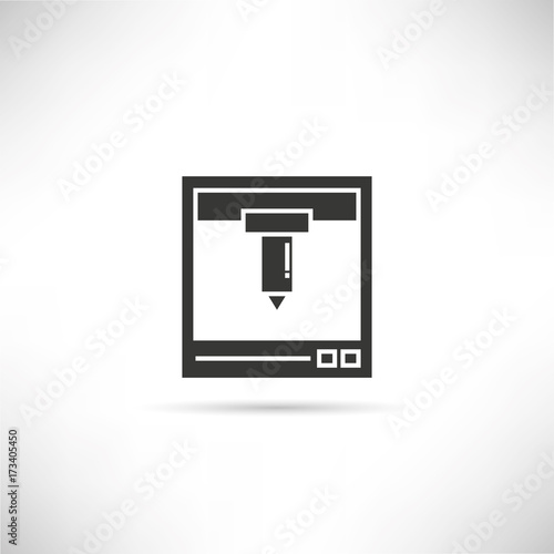 3D printer icon
