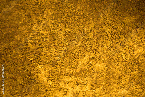 Golden metallic shinny textured background with detail pattern