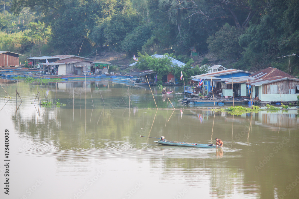 Fototapeta premium Wooden houses 