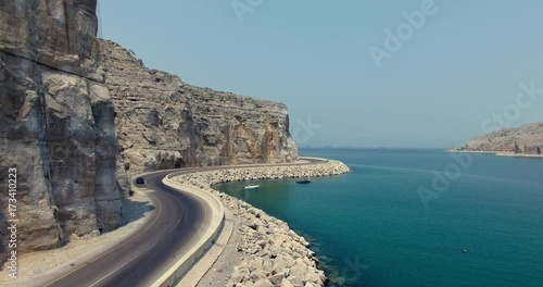 Mercedes driving Musandam Sultanate of Oman