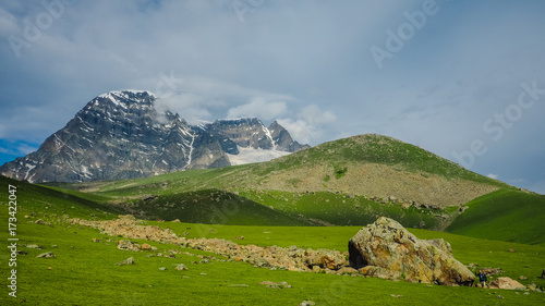 Beautiful mountain landscape of Sonamarg, Jammu and Kashmir state, India © khlongwangchao