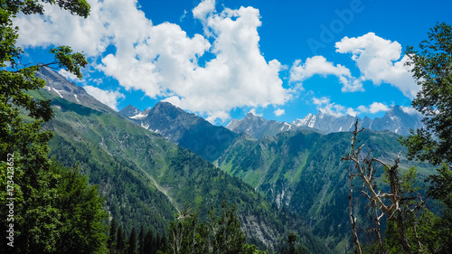 Beautiful mountain landscape of Sonamarg, Jammu and Kashmir state, India