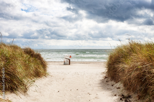 Fototapeta Naklejka Na Ścianę i Meble -  Beach on Baltic sea coast