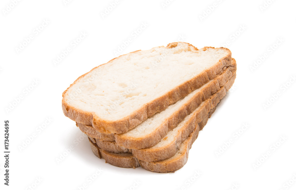 slices of bread sliced