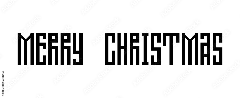 Merry christmas insignia and labels for any use Merry christmas insignia and labels for any use